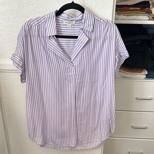 Striped Purple Women's Top